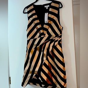 Gold and Black Dress Size 8